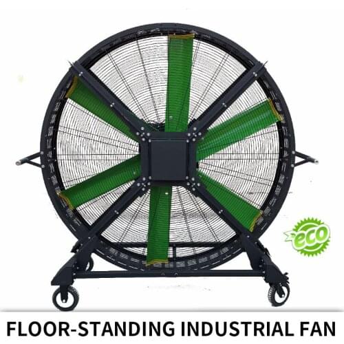 Large space driving heat moving fan Vertical 2m cart-type floor-standing industrial fan HBY-05 large industrial fan