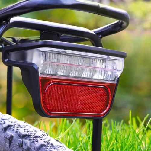 Electric Bike Light for Ebike Taillight DC 6V 12V 24V 36V 48V 60V Bicycle e-Bike Rear Tail Light Cycling Accessories