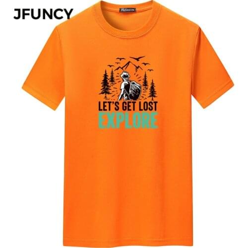 JFUNCY Men T-shirts Harajuku Graphic T Shirt Oversized Mens T-shirt Man Short Sleeve Casual Loose Tops Summer Camisetas Camisa