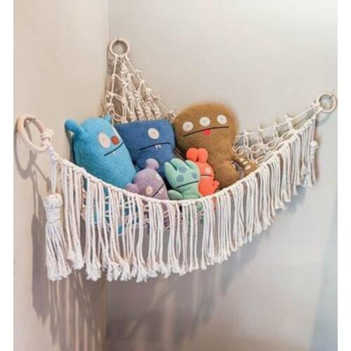 Boho Toy Hammock Stuffed Animal Storage Net Teddy Bear Hammock Gives Boys or Girls the Best Holiday or Birthday Gift