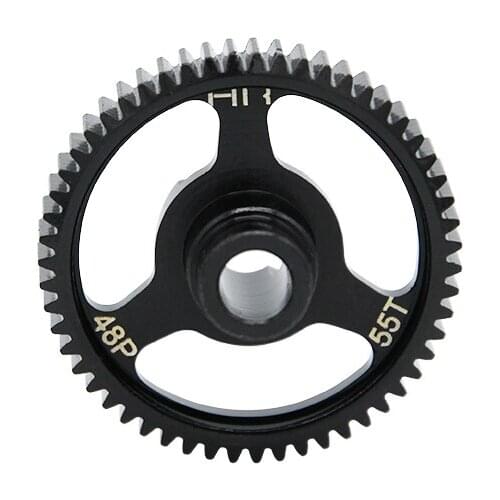 Hot Racing light weight hardened steel 55 tooth 48 pitch spur gear for Traxxas TRX4 TEC 2