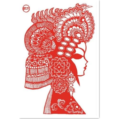 Chinese beauty C cross stitch package women 18ct 14ct 11ct white fabric cotton silk thread embroidery DIY handmade needlework