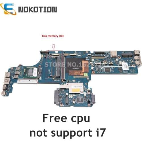 NOKOTION 595764-001 LA-4951P Mainboard for HP 8540P 8540W Laptop motherboard QM57 DDR3 Free cpu with graphics slot