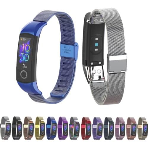 Metal Strap for Honor Band 4 Bracelets for Honor Band 5 Smart Watch Accessories Stainless Steel Wristband Watchband Correa