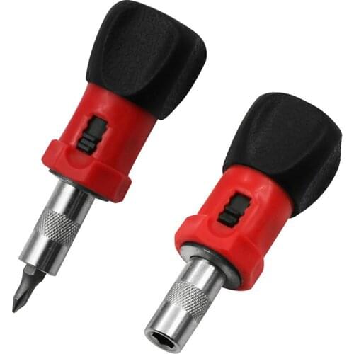 6.35mm Multifunctional Hexagon Socket Mini Key Ratchet Screwdriver Wrench Handle Ratchet Socket Screw Driver Bits Hand Tools