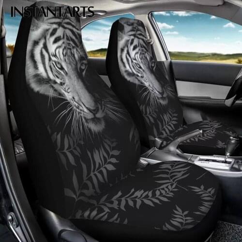 INSTANTARTS Fashion Tiger Design Universal Car Accessories Car Seat Cushion Comfortable Vehicle Seat Covers Car Seat Covers 2021