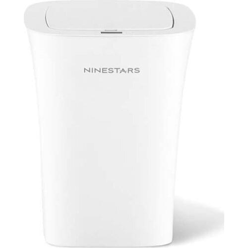 NINESTARS Waterproof Induction Trash Can Waste Bins Automatic induction Opening and Closing Adjustable Distance ashcan Litterbin