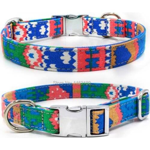72 pcs/lot Custom Engraved Dog CollarPersonalized ID Name Engraved Puppy Pet Collars with Metal Buckle Pet Collars