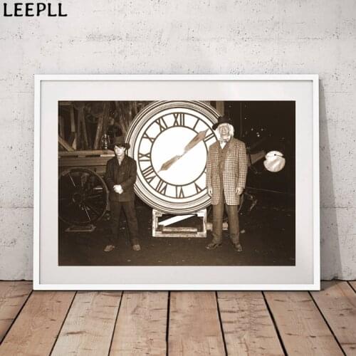 Back to the Future Poster Classic Movie Print Alternative Film Retro Photo Vintage Style Wall Art Canvas Painting Home Decor