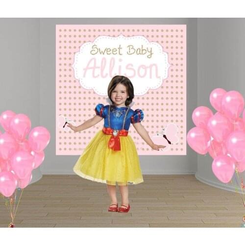 Custom Sweet Baby Polka Dots Butterfly photo studio background High quality Computer print children kids backdrop