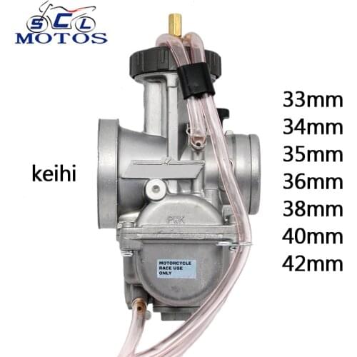Sclmotos -33 34 35 36 38 40 42mm Motorcycle KEIHIN PWK Carburetor Carb Air Striker for 2/4T Scooter ATV Dirt Bike XMAX NINJA CRF