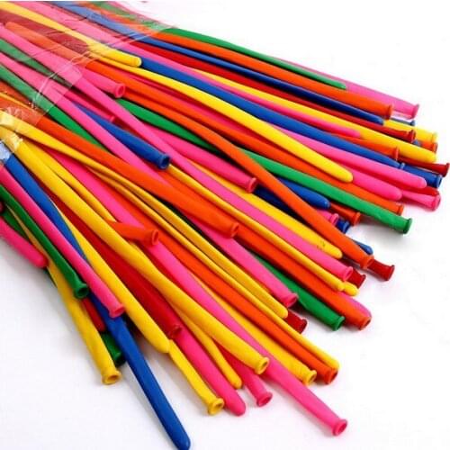 Balloon Strip Magic Balloon Rubber Balloons Marriage House Decorative Decoration Wedding Long Balloon 100 Pieces