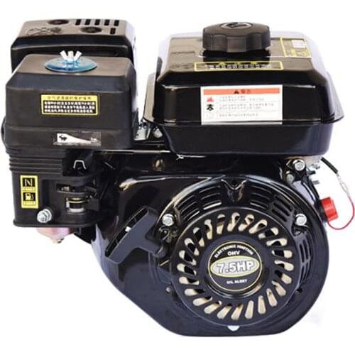 168F-1 Gasoline micro engine 4KW four-stroke small power accessories 196CC flat key shaft engine OHV structure