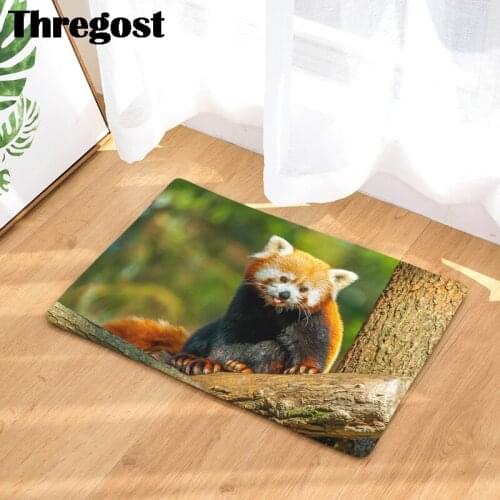 3D Animal Microfiber Floor Mats for Home Living Room Indoor Doormats Modern Bathroom Anti-Slip Rugs Washable Mat