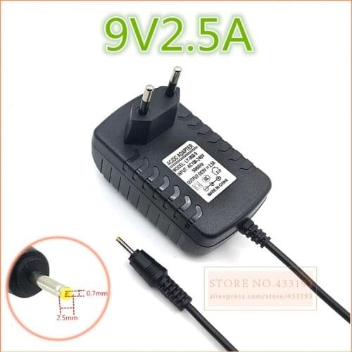 Free Shipping 9V 2.5A EU Plug Power Supply Wall Charger for Pipo P1 Tablet PC