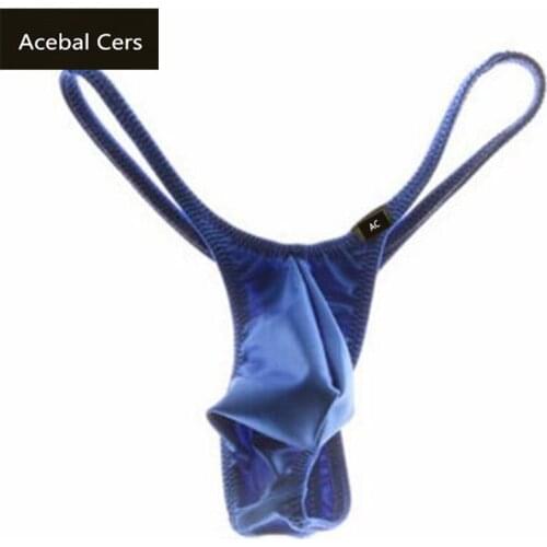 Acebal Cers Brand 2017 gay Sexy Mens Underwear Mens Nylon Underwear Mens Gay Underwear Brand Mens G-Pants M-XXL