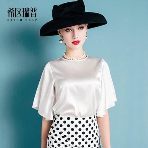 Женские шелковые футболки HITCH REAP China At AliExpress