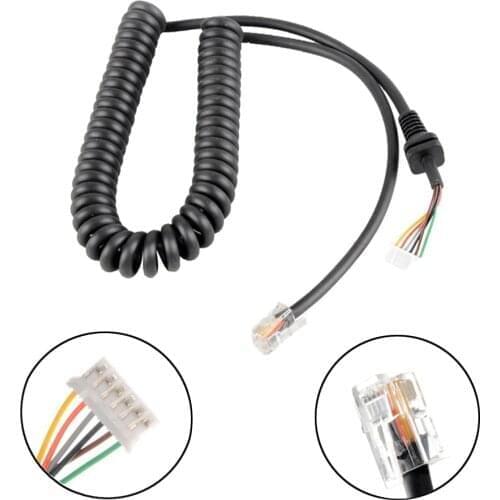 Mic Cable Cord Wire for Yaesu MH-48A6J MH-42B6J Microphone for FT-7800 FT-8800 FT-8900 FT-8900R Car Radio MH-42 MH-48 Speaker