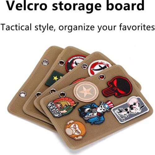 Velcro finishing board tactical storage board armband sticky board hanging board sticker cloth display cloth