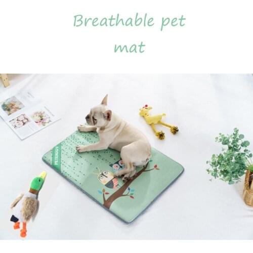 Soft And Comfortable Pet Mat Made Of Ice Silk Mat In Spring And Summer Cool And Breathable Pet Mat TO Large Dog Medium Size Dog