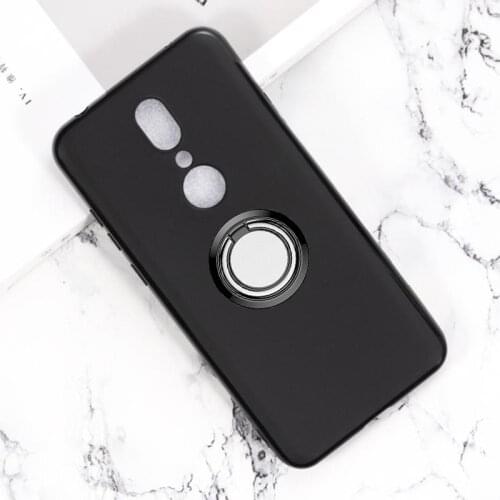 For Sharp Aquos V AquosV SH-C02 Back Ring Holder Bracket Phone Case Smartphone TPU Soft Silicone Cover