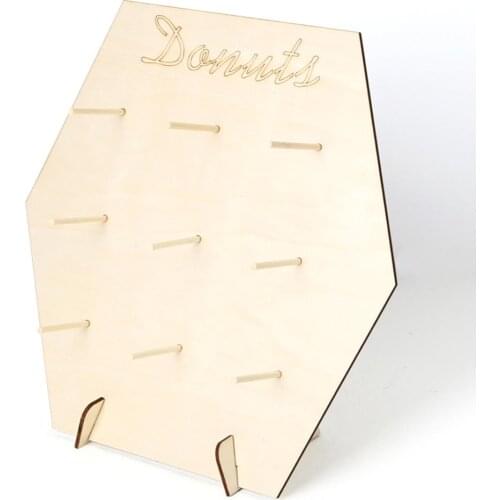 Donuts Wall Stand Dessert Cake Display Rack Wedding Birthday Party Decor