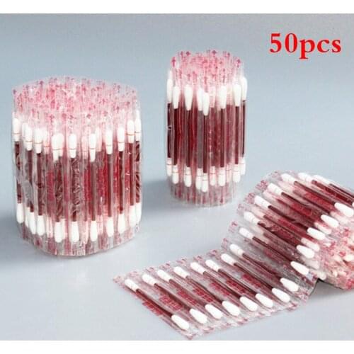 NEW 2021 50PCS/Lot Disposable Medical Iodophor Cotton Swab Iodine Cotton Stick Home Outdoor Disinfection Emergency Tool