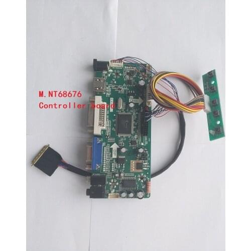 HDMI audio DVI M.NT68676 VGA driver kit controller board DIY for BT156GW01 V.1 15.6" LCD 1366X768 LED LVDS 40pin 2019 panel
