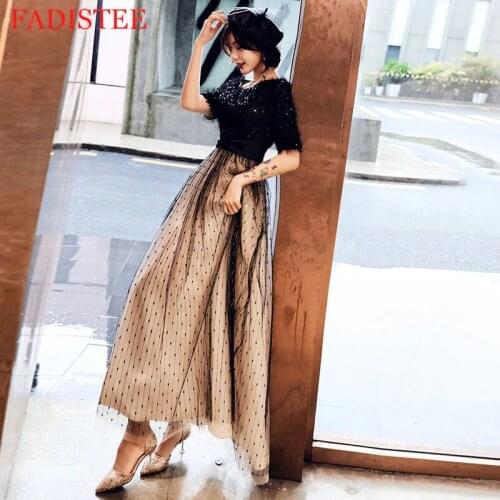 O-neck Half Sleeves Lace Evening Dress Formal Prom Party Robe De Soiree Gown Robe De Soirée De Mariage вечерние платья