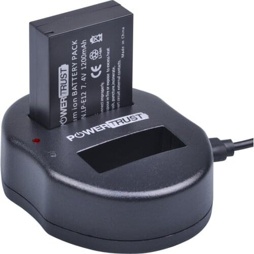 1Pc 1200mAh LP-E12 LPE12 LP E12 Replacement Battery + Dual USB Charger For Canon EOS M100 M 100D Kiss X7 Rebel SL1 EOS M10 DSLR