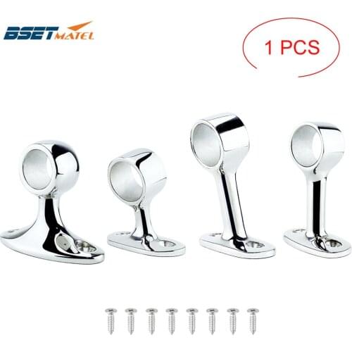 Angles 316 Stainless Steel Boat Hand Rail Fitting Marine Railing Support Bracket Tube Stanchion Hardware Yacht Accessories