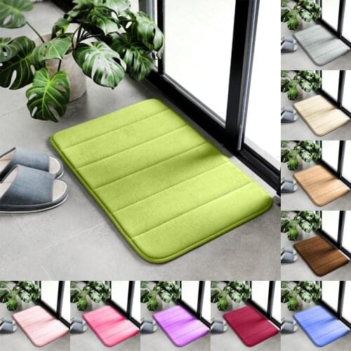 Bathroom Thicken Non-slip Absorbent Soft Memory Foam Mat 40x60cm carpets for living room rugs for bedroom