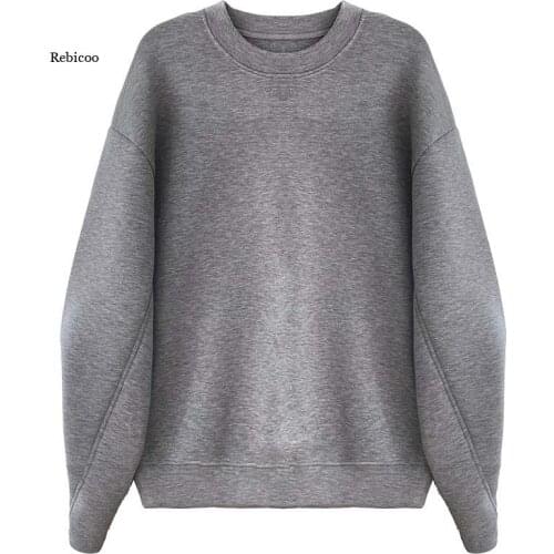 Women Fashion Space Cotton Round Neck Sweatshirt Spring Loose Long Sleeve Hoodies Ins Top Clothes for Teens