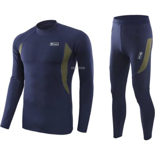 Winter Tactical Thermal Underwear Winter Warm Tight Clothing Sets Army Military Taining Breathable Elasticity Thermal Underwear