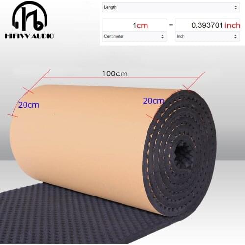 Audio Speaker Car KTV Soundproofing Sound Absorption Acoustic Foam Egg Crate Studio Deadening Insulation Hot 2/3/5*20*100cm