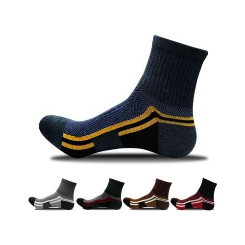 1 Pair Casual Cotton Socks Business Embroidery Mens Socks Manufacturer Wholesale EU 39-44 Meias