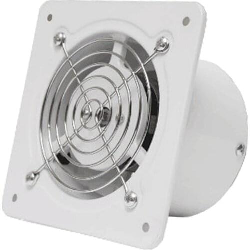 100mm 4inch 25W Wall Mounted Mini Inline Duct Fan Booster Vent Fan with Stainless Steel Fan Leaf