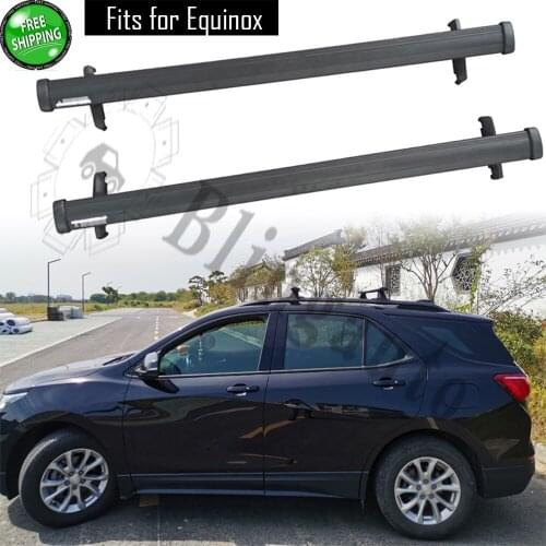 2Pcs aluminium front rear Aluminium cross crossbar rack rail bar fits for C-h-e-v-r-o-l-e-t Equinox 2018 2019 2020