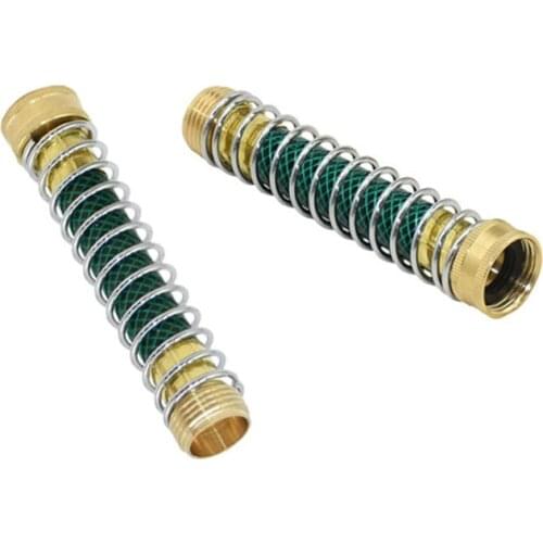 3/4" Female to 3/4" male Brass hose connector Spring hose repair Garden water tap copper metal threaded water pipe connector1pcs
