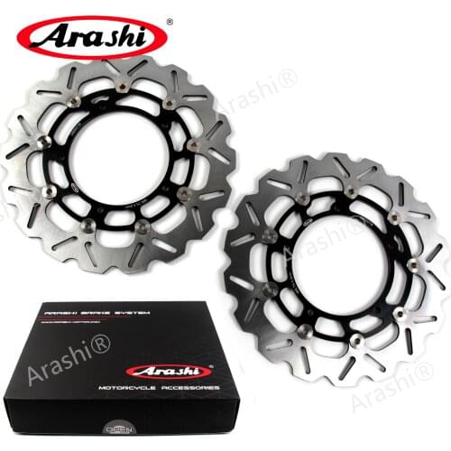 Arashi CNC Front Brake Disc Rotors For YAMAHA YZF R6 YZF-R6 2005-2016 2006 2007 2008 2009 2010 2011 2012 2013