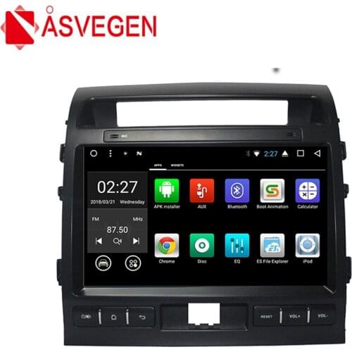 Asvegen 10.2 inch Android 6.0 Quad Core Car Radio Bluetooth GPS Navigation Multimedia Player For Toyota LAND CRUISER 2006