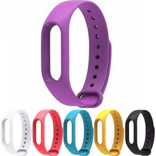 Colorful Sport Strap for mi band 2 Bracelet Strengthen Silicone Strap for Xiaomi mi band 2 Replacement Strap for mi band