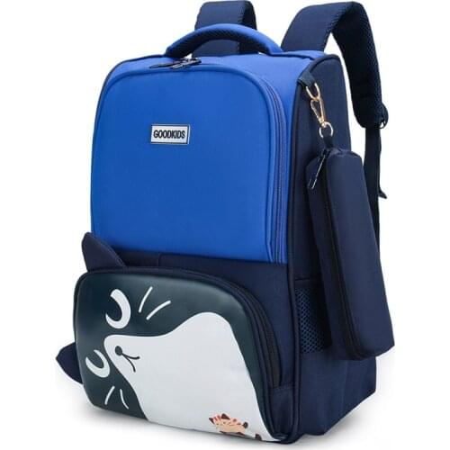 Kids School Bags for Girls Cute Cat Primary School Backpack Children Bookbags Boys