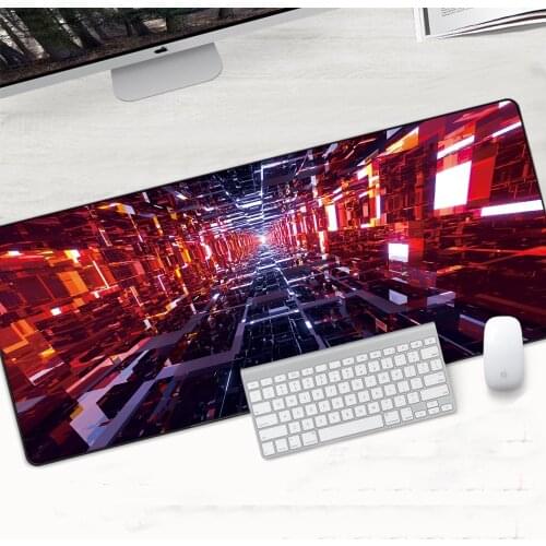 Abstract Cube Computer Mat PC Mouse Pad for Laptop Gaming Notbook Mousepad Gamer Mat HD Game Desk Padmouse Keyboard Large Mats