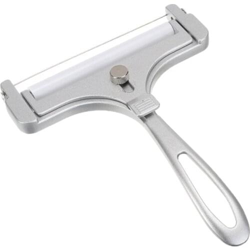 Kitchen Zinc Alloy Adjustable Cheese Slicer Cutter Cheese Slicers Knife Butter Grater Wire Home Baking Cooking Tools Gadgets
