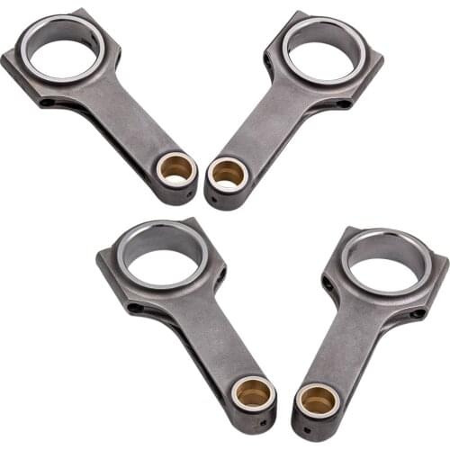 H-Beam Connecting Rod Conrod Crankshaft For Toyota Corolla Celica 7AFE 1.8L 4340 EN24 H-Beam Con Rod 132.5mm Bielle