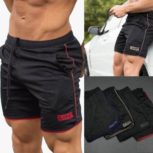 Men Jogger Fitness Beach Sporty Shorts Males Casual Patch Work Tranning Gym Running Summer Breathable Shorts Plus Size 3XL
