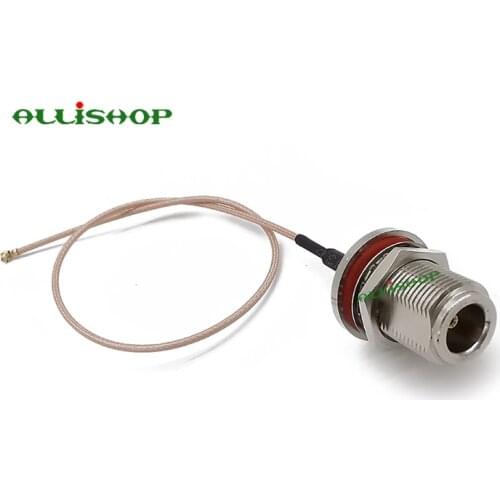 N Jack to IPX pigtail Jump N female socket jack connector to U.FL IPX connectors RG178 cable for PCI Wifi Card Wireless Router