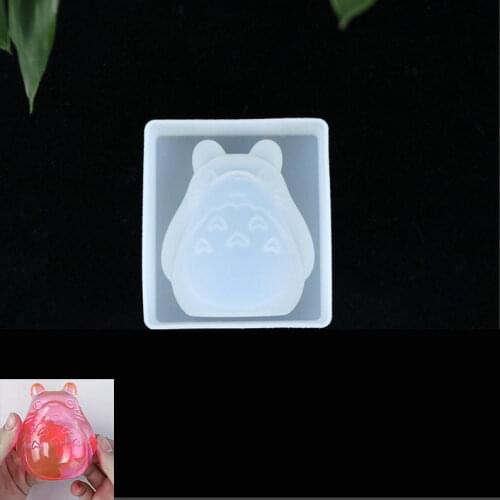 NOT AS LONG diy Crystal Epoxy 3D My Neighbor Totoro Silicone Mold Set Toys Handmade Creative Gift Decoration Home Furnishing