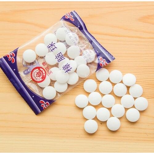 New 1bag Natural Mothballs Anti-mold Moth Repellent Camphor Ball Pest Control Wardrobe Drawer Deodorizer camphor